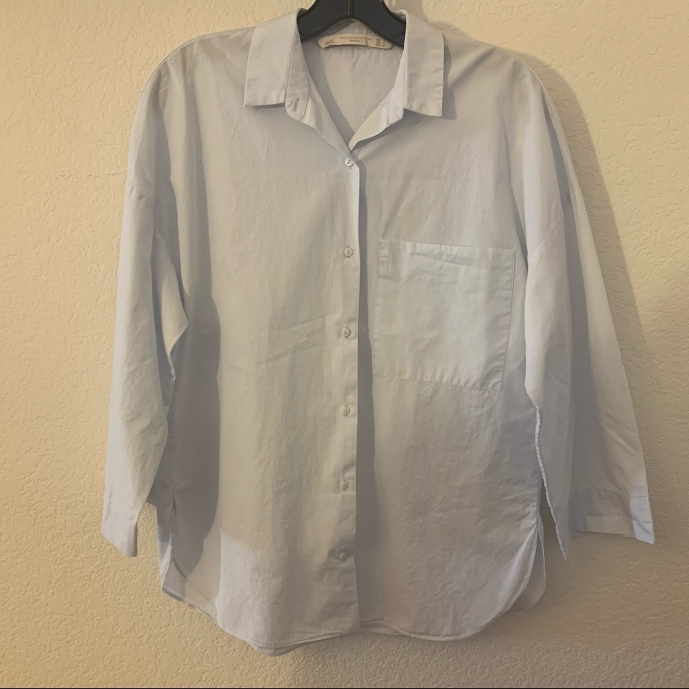 ZARA Light Blue Dress Shirt